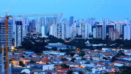 Tall business buildings in Sao Paulo,Brazil.On May 03, 2015 Sao Paulo, Brazil.