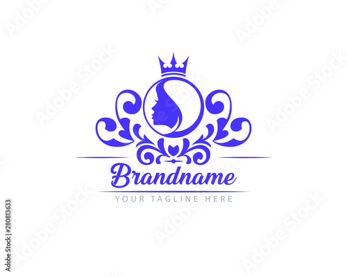Luxury branding logo can be used for jewelry perfume spa Hotel multi-industry, cosmetics, salon, boutique, spa, company, corporate, etc