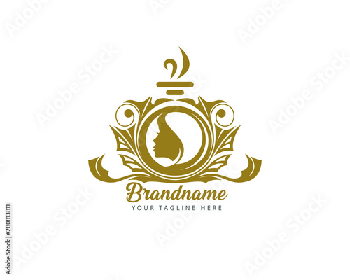 Elegant Luxury Modern and professional Perfume, parfumerie Logo Template