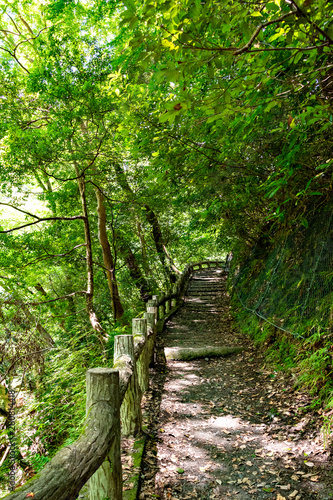 Hiking trail along Minoh river for Minoh falls