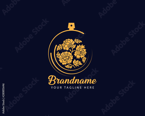 Elegant Luxury Modern and professional Perfume, parfumerie Logo Template