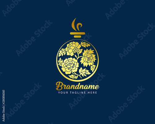 Elegant Luxury Modern and professional Perfume, parfumerie Logo Template