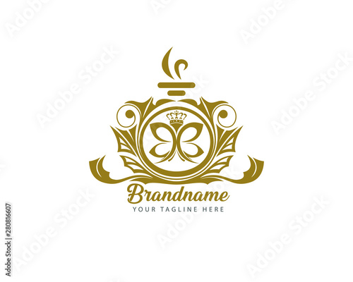 Elegant Luxury Modern and professional Perfume, parfumerie Logo Template