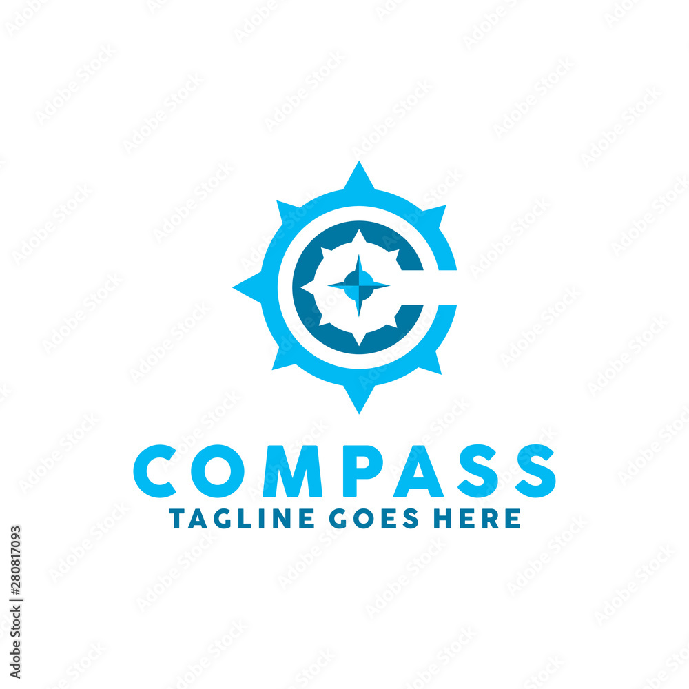 Compass Logo Vector Icon. Modern Navigation Symbol. Location Logo Design Inspiration. Compass Logo Vector Icon. Modern Navigation Symbol. Location Logo Design Inspiration.