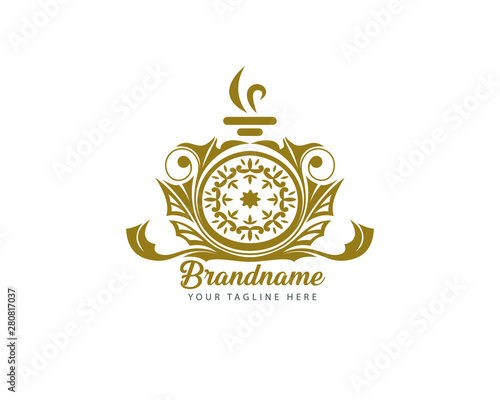 Elegant Luxury Modern and professional Perfume, parfumerie Logo Template
