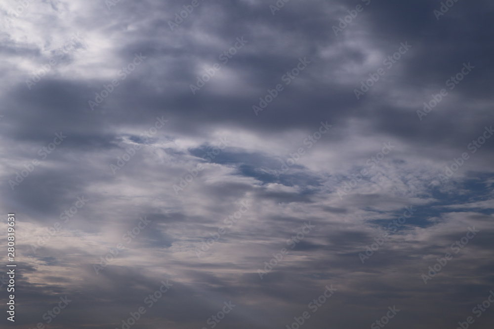 Beautiful abstract cloud and clear blue sky landscape nature background