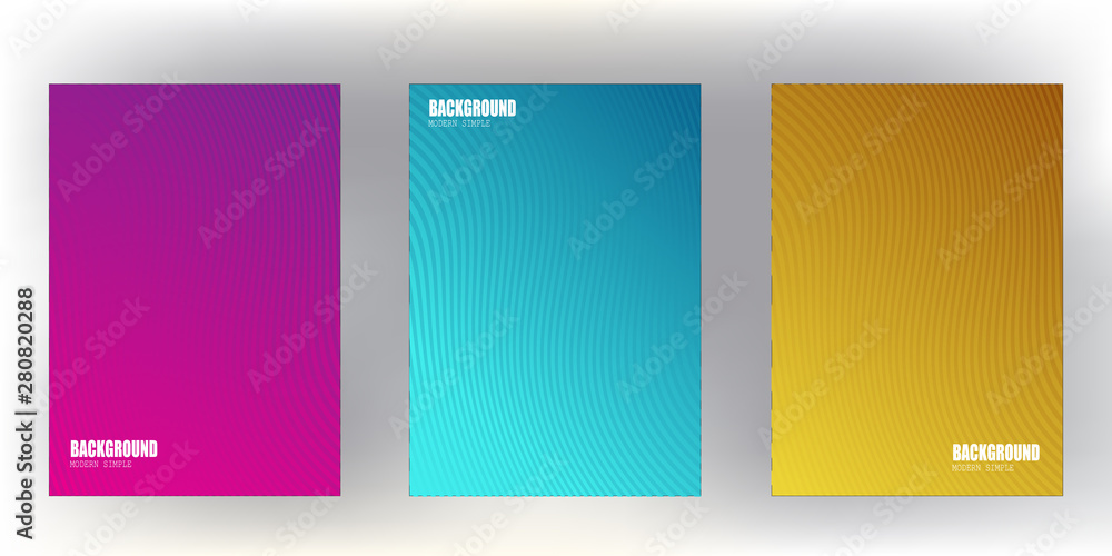 modern minimal cover with cool gradient colorful halftone background design for web.eps 10