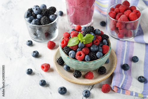 Wild berry salad