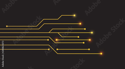 circuit board technology background. future electronics tech concept. movement. vector illustration element