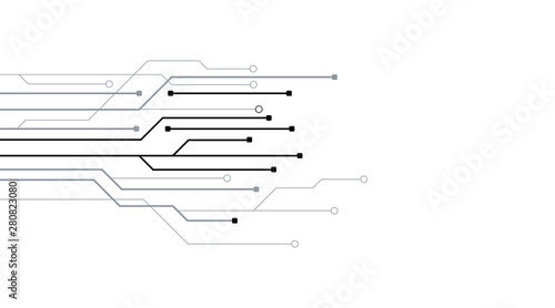 circuit board technology background. future electronics tech concept. movement. vector illustration element