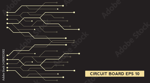 circuit board technology background. future electronics tech concept. movement. vector illustration element