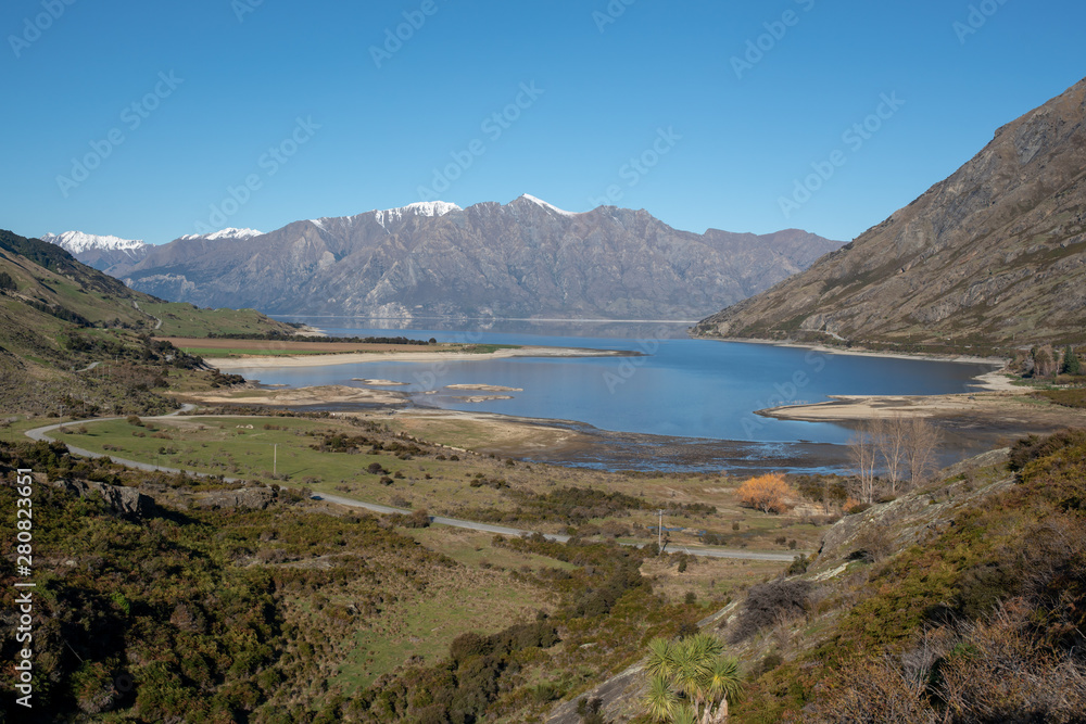 Beautiful rural agricultural land in the Southern Alps