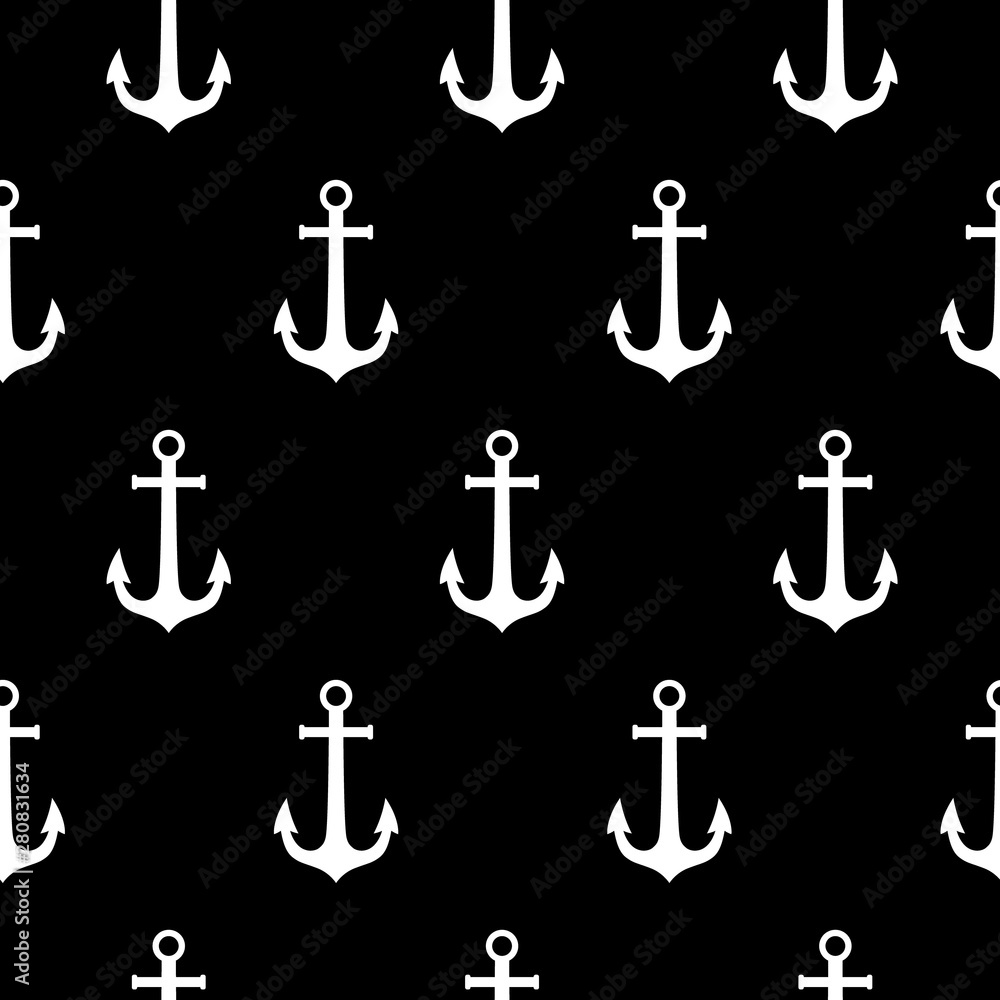 Seamless vector pattern with anchors. Seamless pattern can be used for wallpaper, pattern fills, web page background, surface textures. Seamless vector pattern with anchors. Seamless pattern can be used for wallpaper, pattern fills, web page background, surface textures.