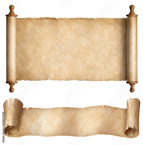 Paper or parchment horizont...