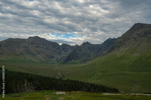 View of the Black Cuillin