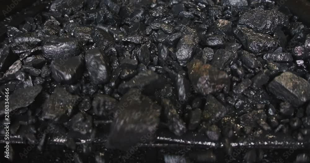 The work of the coal factory. Enrichment at the manufacture. Movement of ore Mechanical screening. Washing Plant. Wet coal goes down conveyor at factory. Work of mechanisms The work of the coal factory. Enrichment at the manufacture. Movement of ore Mechanical screening. Washing Plant. Wet coal goes down conveyor at factory. Work of mechanisms