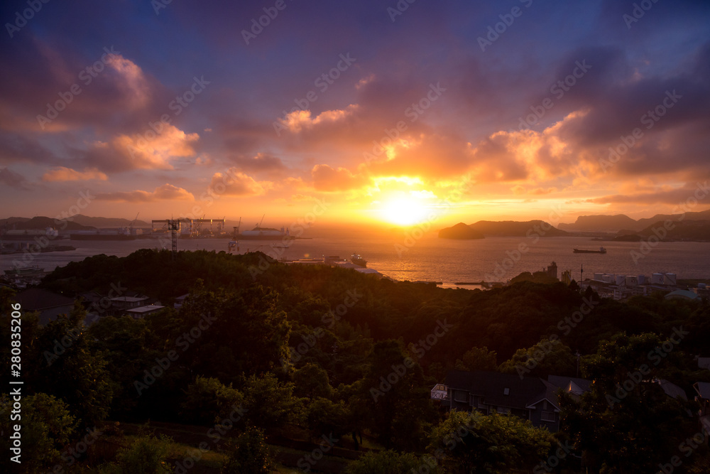 長崎の夕陽 長崎の夕陽