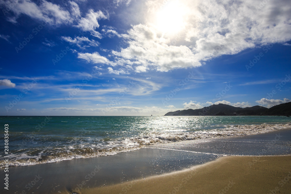 Fototapeta premium ビーチと青空