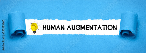 Naklejka Human augmentation