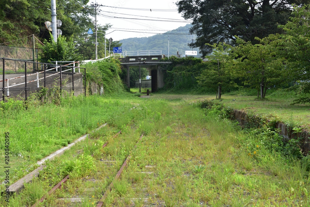 岡山県倉敷市の廃線跡