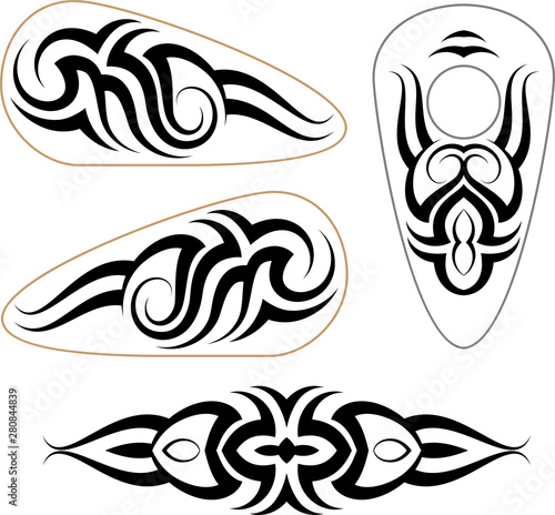 Tribal Bike Decal