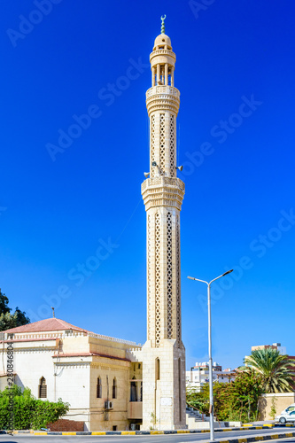 Mosque in Dahar district (old town of Hurghada), Egypt