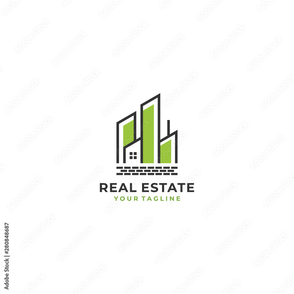 Real estate vector design template