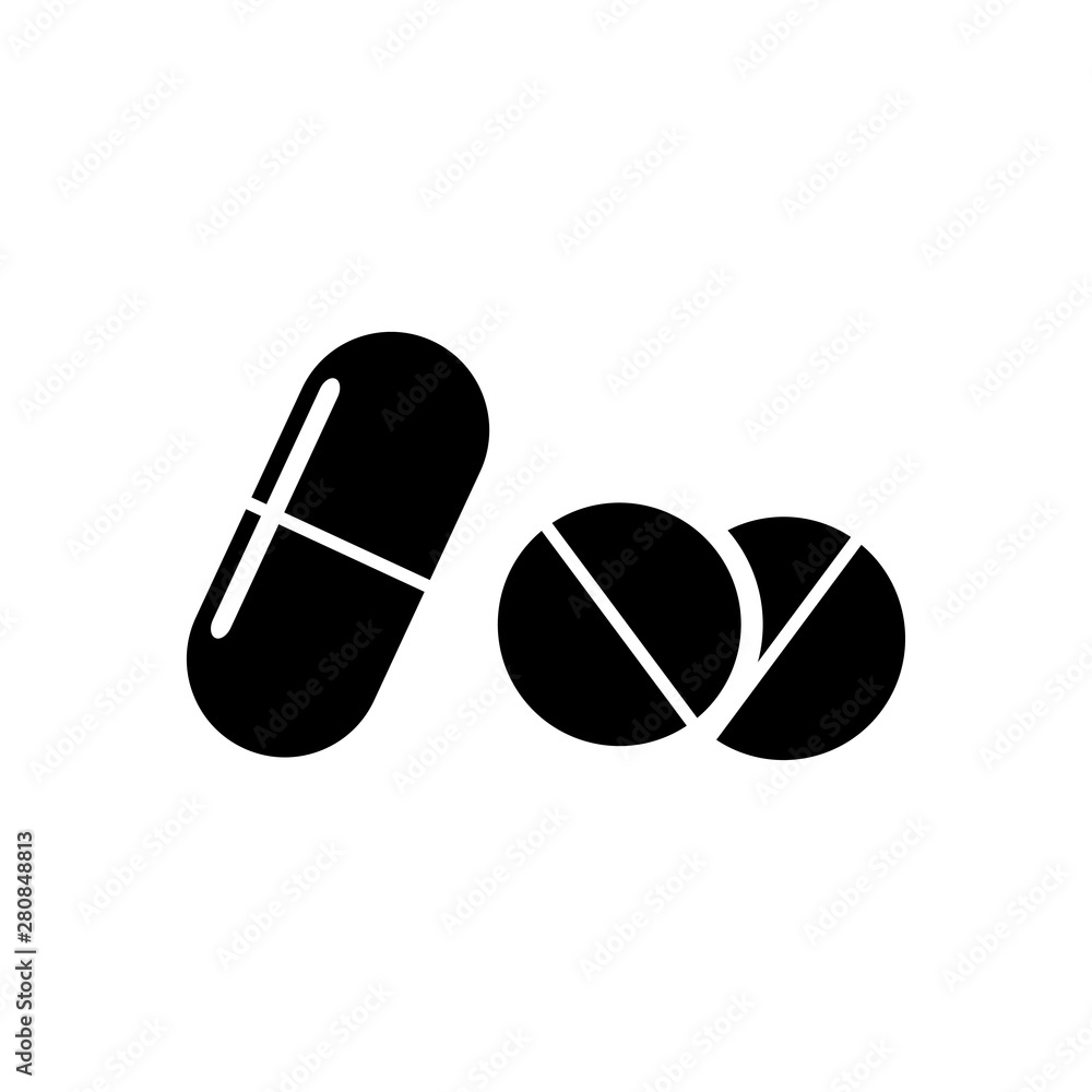 capsule icon vector design template capsule icon vector design template