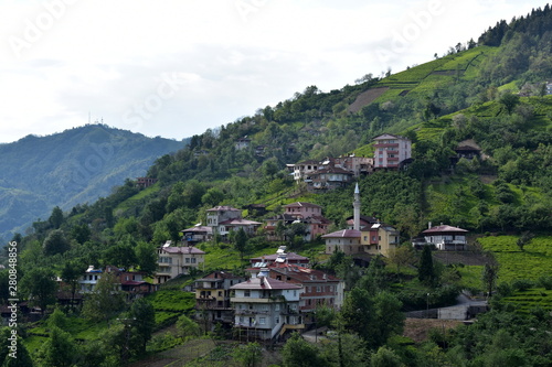 small village in the mountains