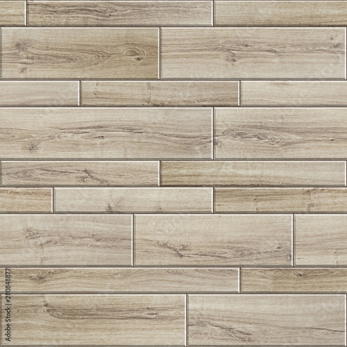 Seamless texture of light wooden parquet. High resolution pattern of striped wood