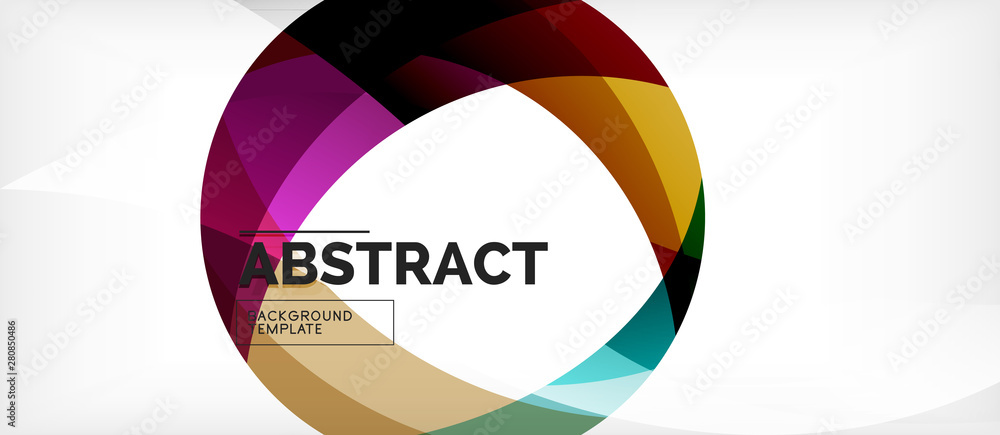 Fototapeta premium Linear wave web template. Vector illustration bright design. Decorative print. Decorative backdrop vector. Vector business illustration