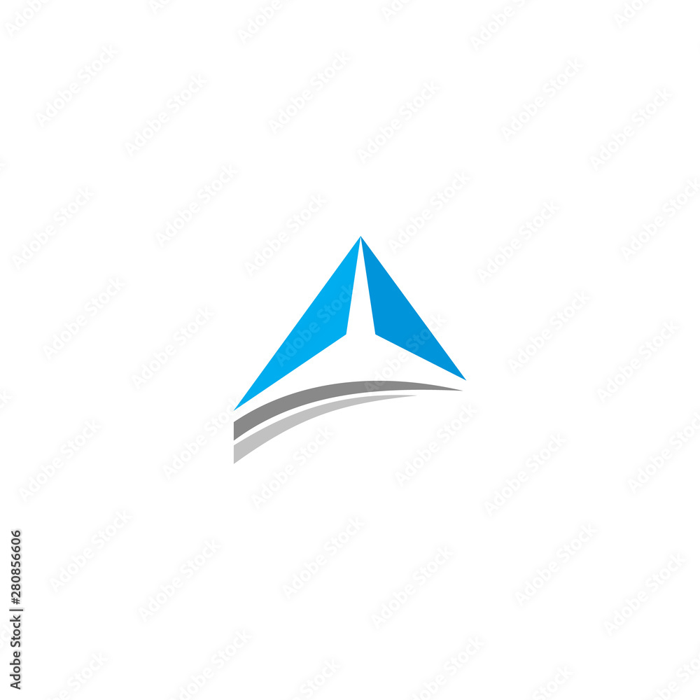 triangle abstract shape vector logo triangle abstract shape vector logo