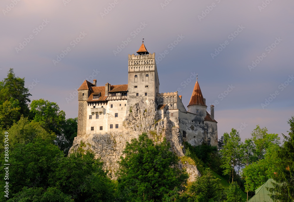 Brasov, Transylvania. Romania. The medieval Castle of Bran, known for the myth of Dracula