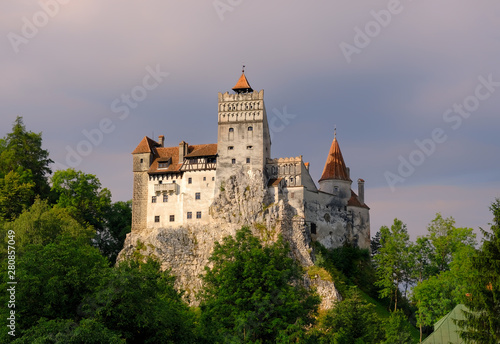 Brasov, Transylvania. Romania. The medieval Castle of Bran, known for the myth of Dracula