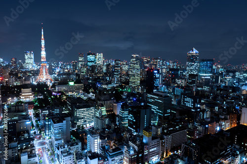 Wallpaper Mural 不動産　都会　経済　夜景 Torontodigital.ca