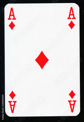 Playing poker cards isolated on black background - high quality XXL