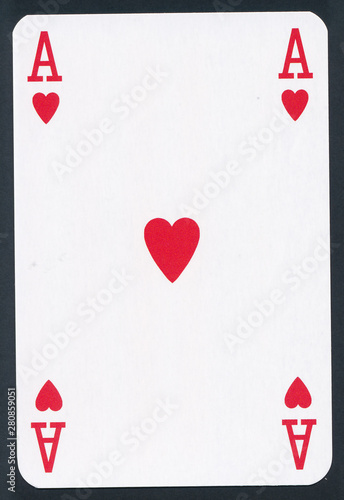 Playing poker cards isolated on black background - high quality XXL