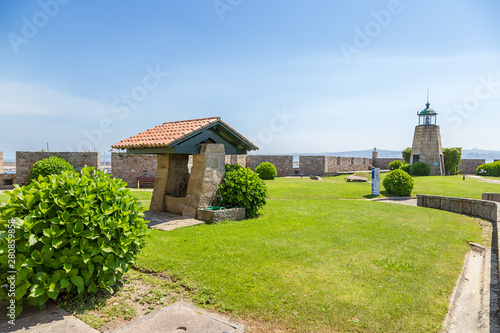 La Coruna, Spain. View of the castle of San Anton from the inside