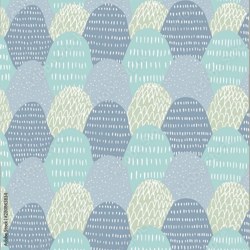 Seamless patterns background of grey-green colors tone .