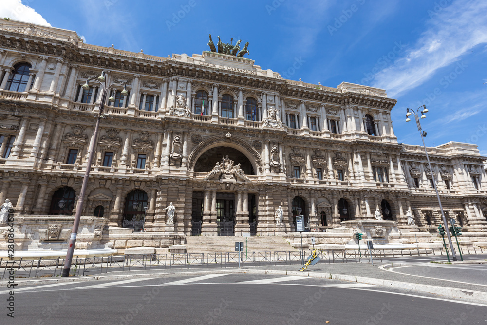 Rome, Italy. Palace of Justice Palazzo di Giustizia - courthouse building.
