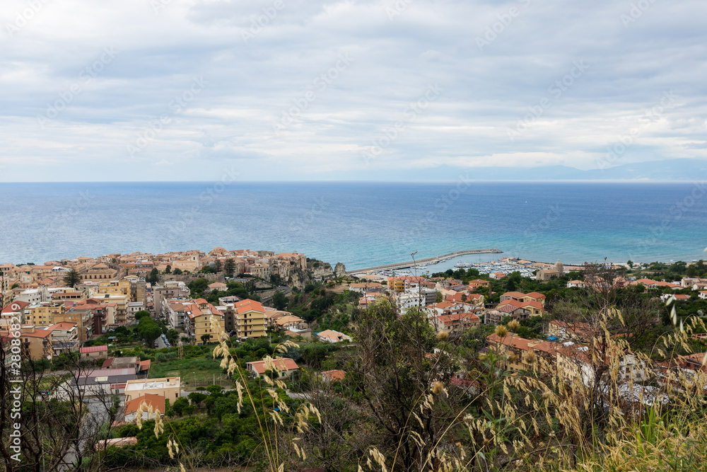 The city of Tropea in the Province of Vibo Valentia, Calabria, Italy.