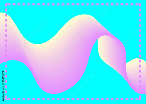 modern bright abstract background pink wave