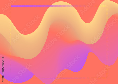 modern bright abstract background orange wave