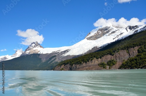 View from Argentino lake, Patagonia landscape, Argentina. Lago Argentino