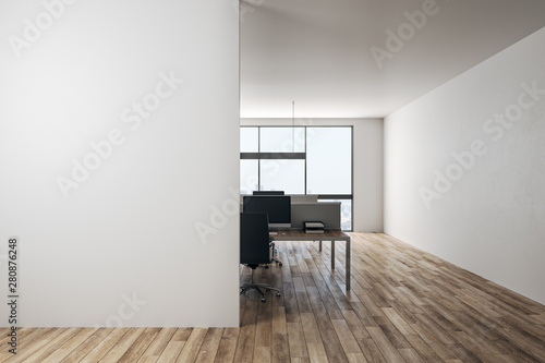 Contemporary office with empty copyspace