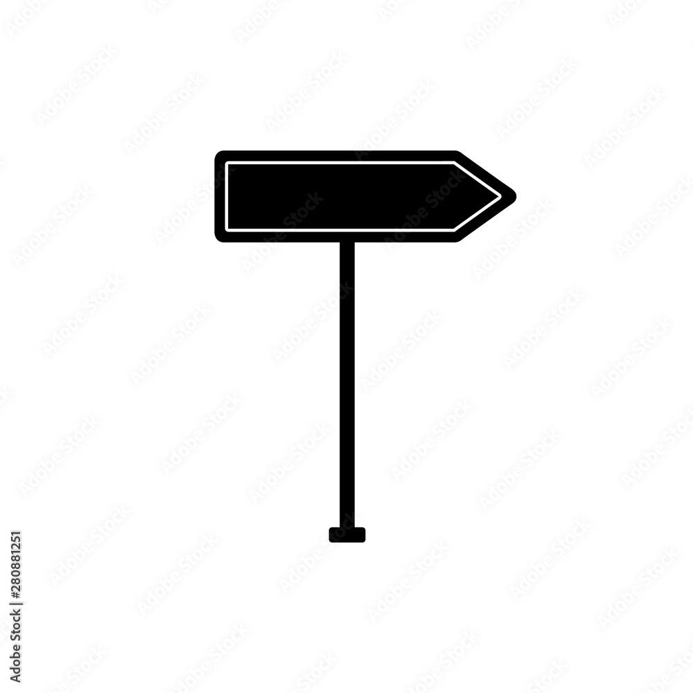 Road signs icon, logo isolated on white background Road signs icon, logo isolated on white background