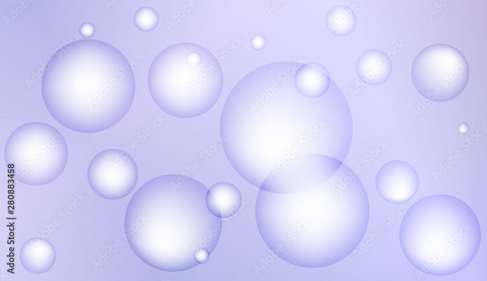 Blurred decorative design with bubbles. For elegant pattern cover book. Vector illustration.