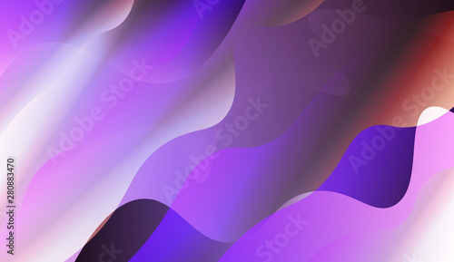 Abstract Background With Dynamic Effect. For Cover Page, Landing Page, Banner. Vector Illustration with Color Gradient