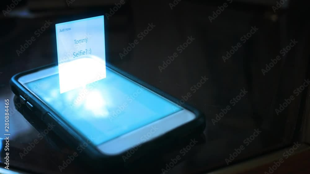 Digital hologram text message series - Pushy boyfriend text asking for selfie Digital hologram text message series - Pushy boyfriend text asking for selfie