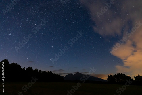 night sky with Krivan, Hight Tatras, Slovakia © Richard Semik